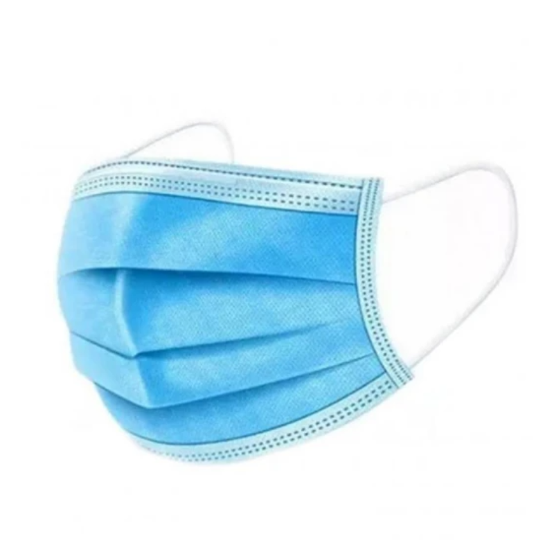 Abena - Masque chirurgical type IIR, 3 plis, avec attaches élastiques - Boite de 50 pièces