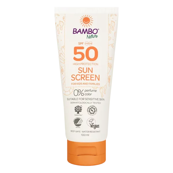 Abena - Bambo Nature - Ecran Solaire SPF50 - 100 ml - 1 pièce