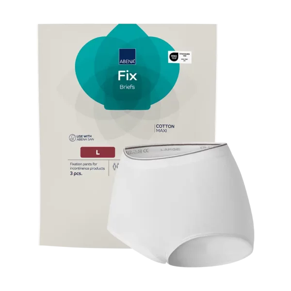 Abena - Sous-vêtements de maintien en coton - Fix Briefs Maxi - Par 3 pièces
