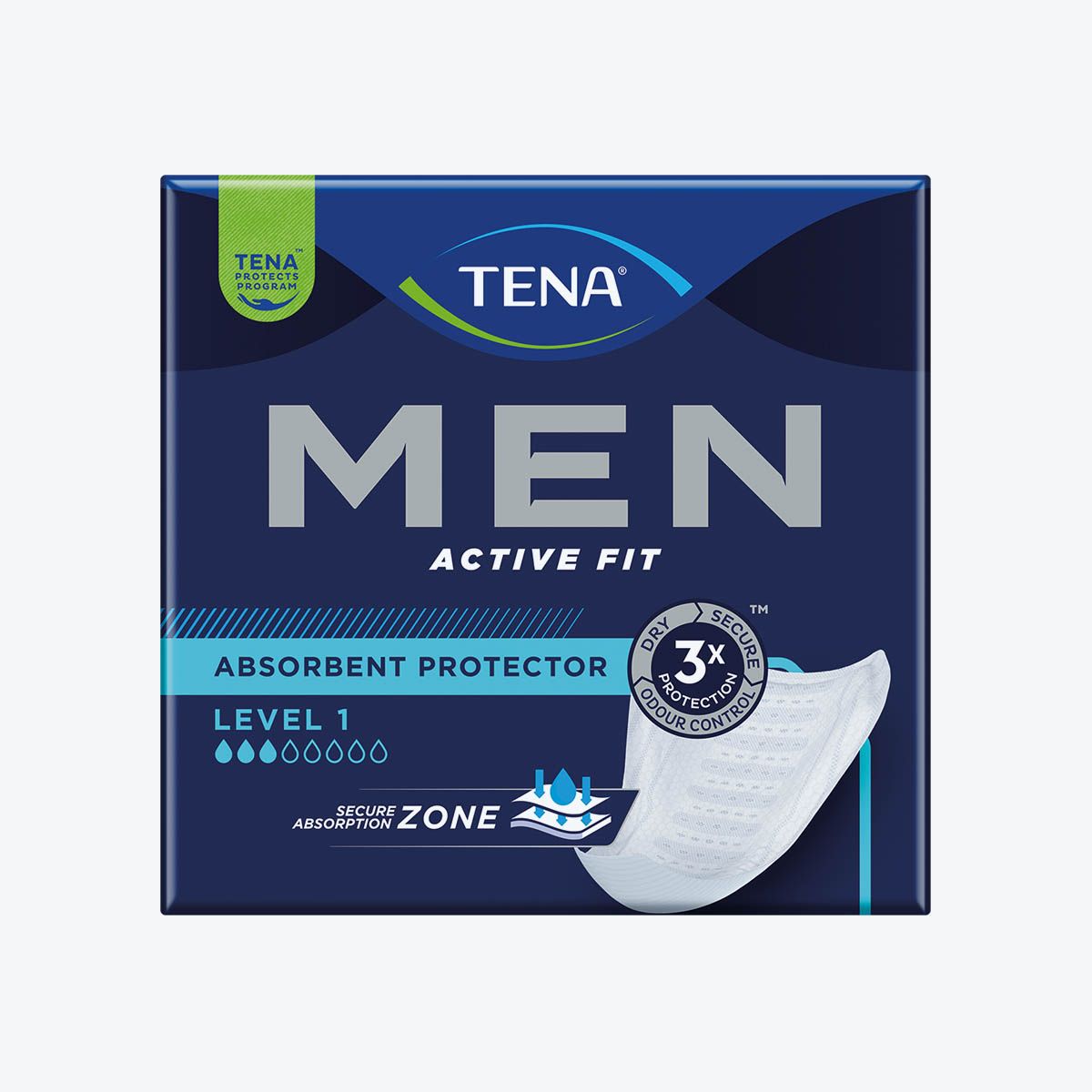 Tena - Protection urinaire homme - Light Niveau 1 - Sachet de 14 pièces