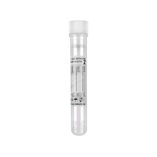 Tubes de Prélèvement avec Séparateur de Sérum avec granules séparateurs silicone à l’intérieur - Carton de 20 racks de 50 pièces
