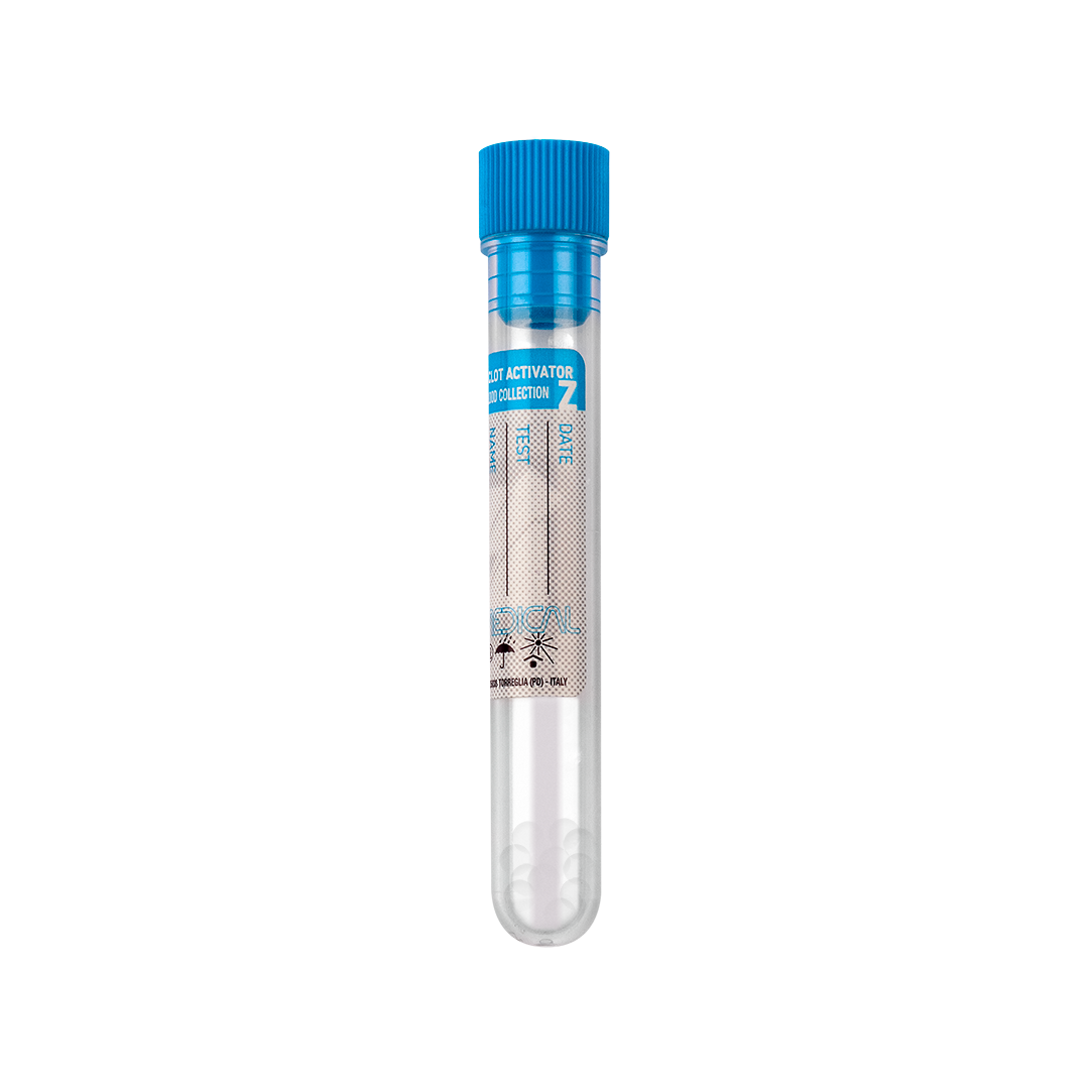Tubes de Prélèvement avec granules séparateurs et activateur de la coagulation - Carton de 20 racks de 50 pièces