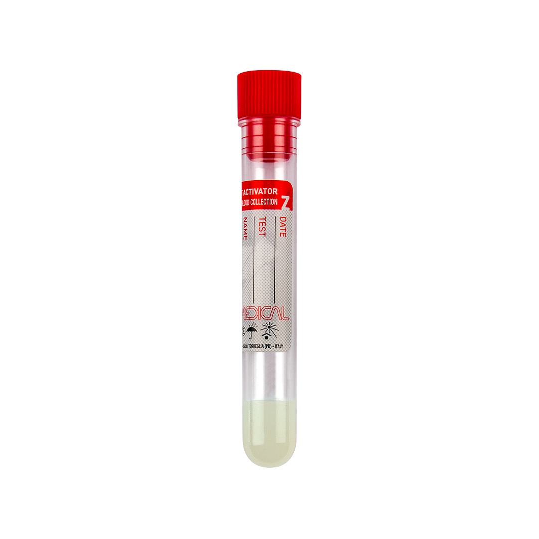 tube avec gel séparateur et activateur de la coagulation - Carton de 20 racks de 50 pièces