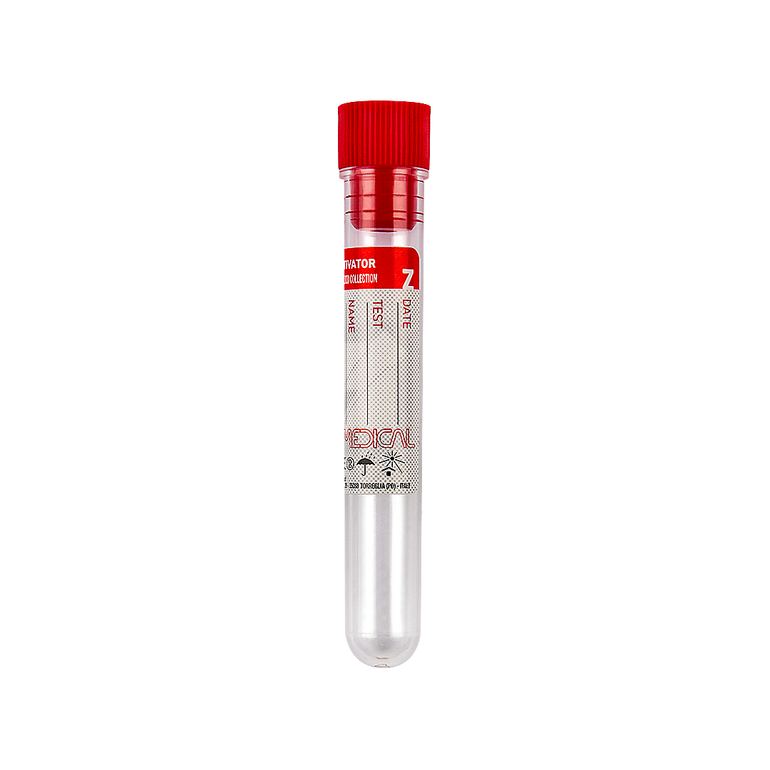 Tubes Séparateurs de Sérum avec Activateur de Coagulation - Carton de 20 racks de 50 pièces