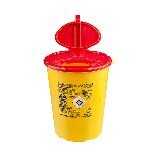 Conteneurs de sécurité pour aiguilles en polyéthylène - 1 carton