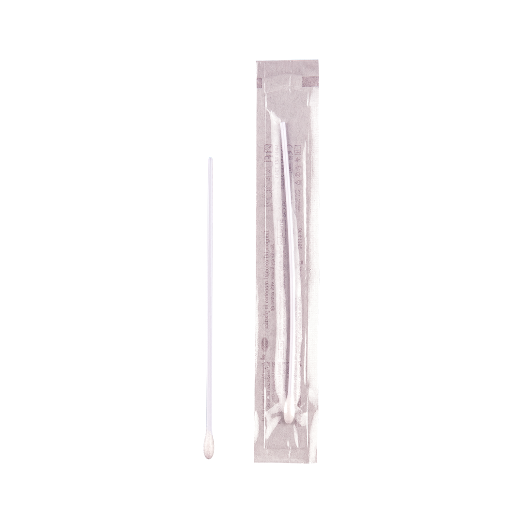Ecouvillon en plastique avec pointe en coton - 1 carton 2000 pièces