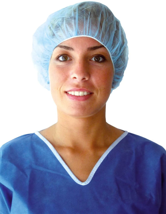 HARTMANN - Medinette B Comfort - Charlotte à clip - Non stérile - Bleu - Boite de 200 pièces