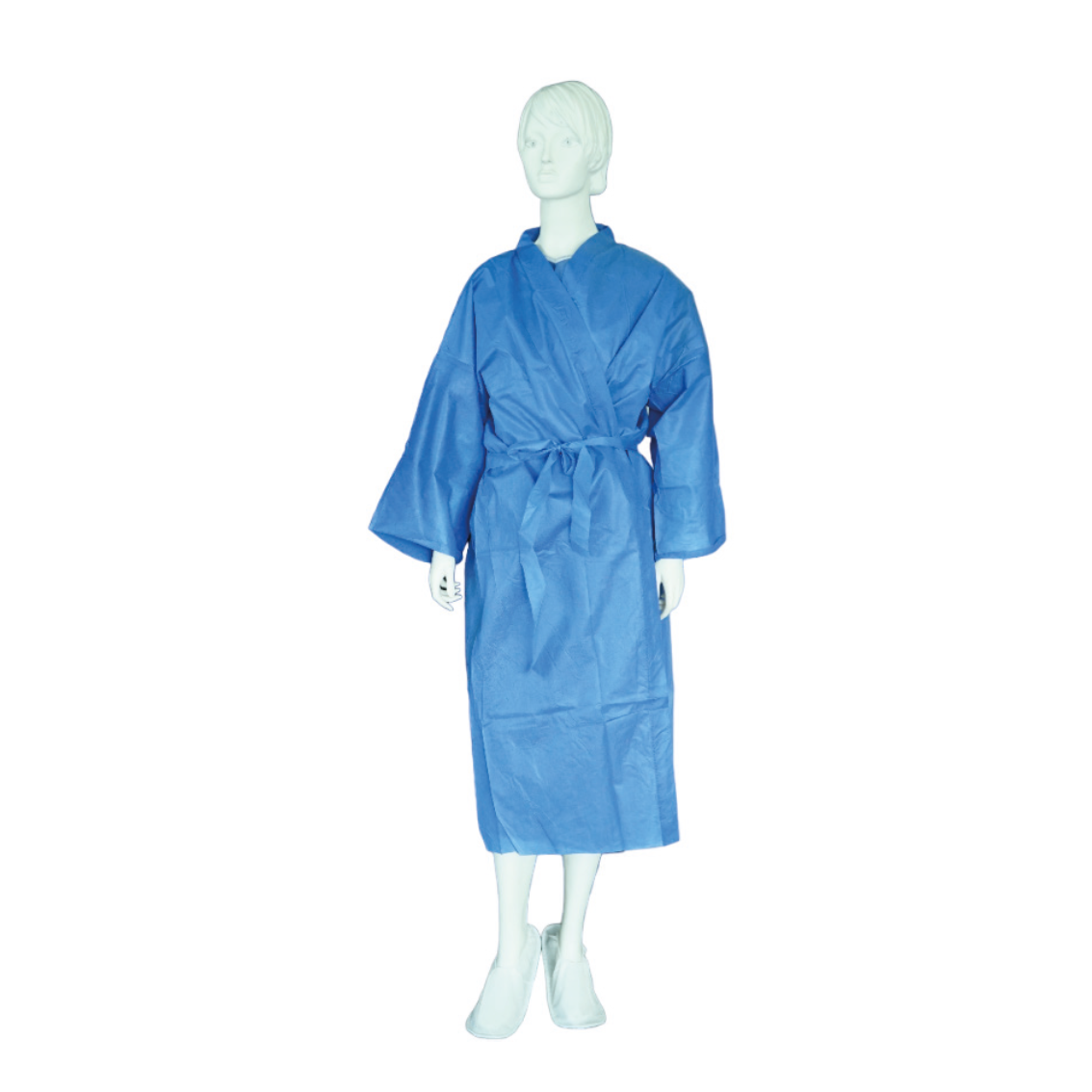 Abena - Kit ambulatoire adulte avec peignoir, chemise manches courtes, chaussons élastiqués - 1 Kit