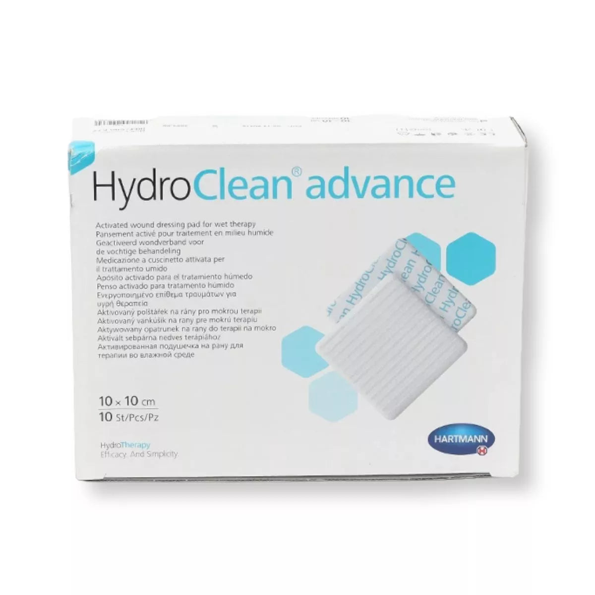 HARTMANN - Hydroclean Advance - Pansement stérile hydro-réactif - Boite de 10 pièces