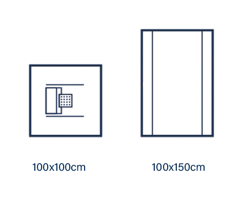 Champ ophtalmique stérile COMFORT avec fenestration et pochette 170cmx150cm - 1 pièce