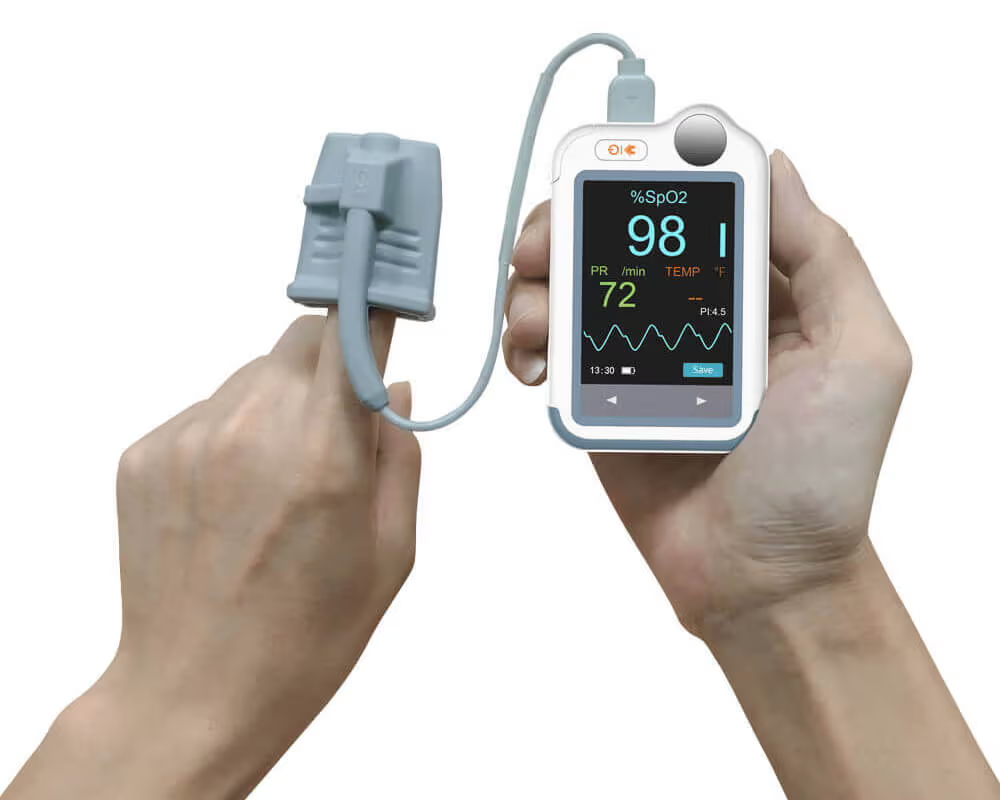 Moniteur ECG à écran tactile avec oxymètre - Checkme Lite