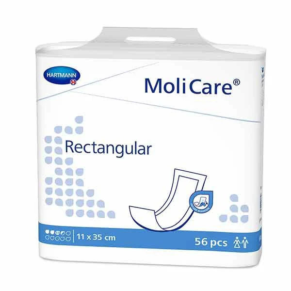 HARTMANN - MoliCare rectangular - 3.5 gouttes - Sachets de 56 pièces