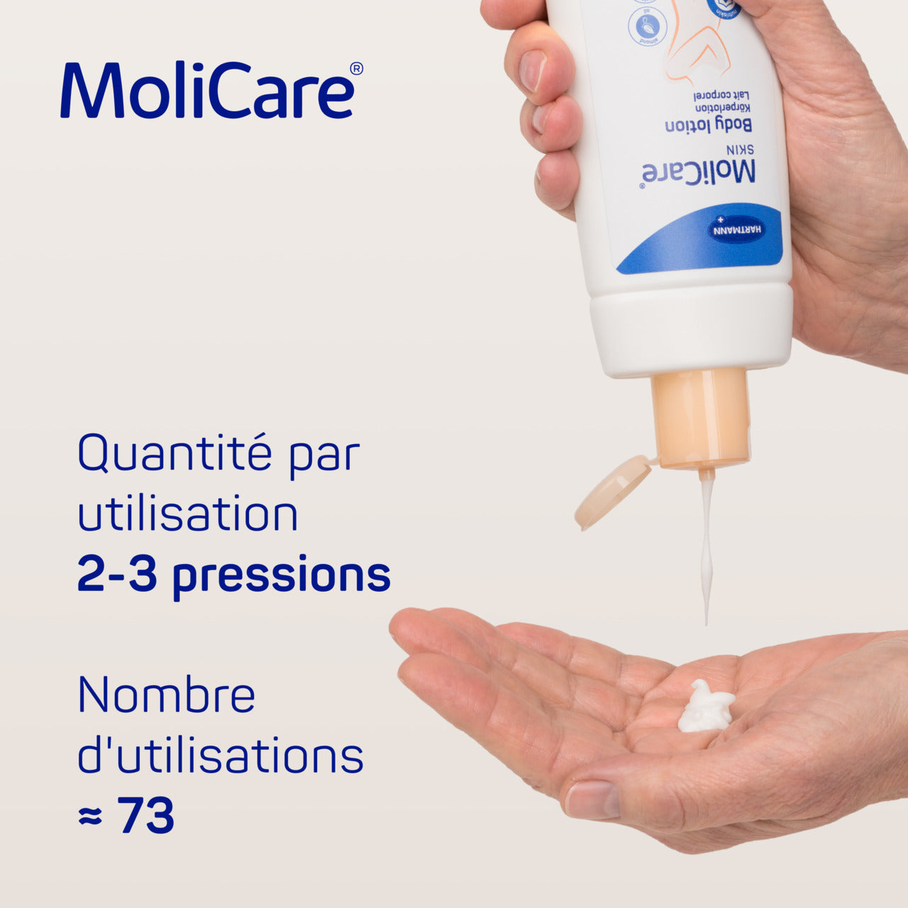 HARTMANN - MoliCare Skin - Lait corporel 250 ml - 1 pièce