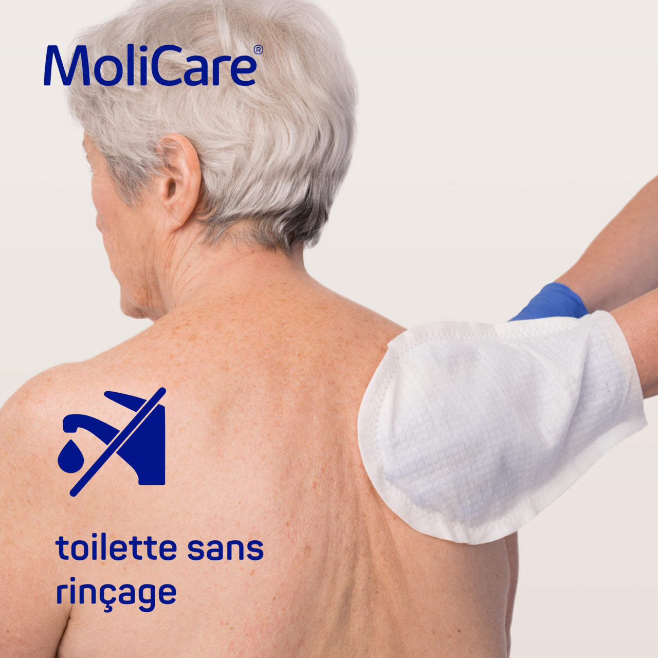 HARTMANN - MoliCare Skin - Gants de toilette imprégnés - Sachet de 8 pièces
