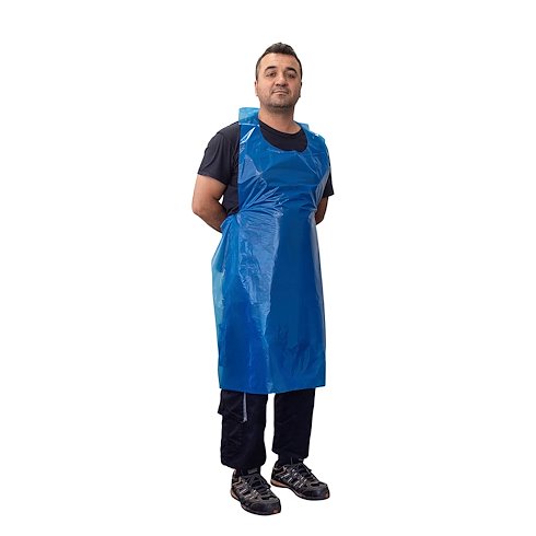 Abena - Tablier de protection efficace et praticité de bloc en polyéthylène 35µm - 150 x 85 cm - Sachet de 50 pièces