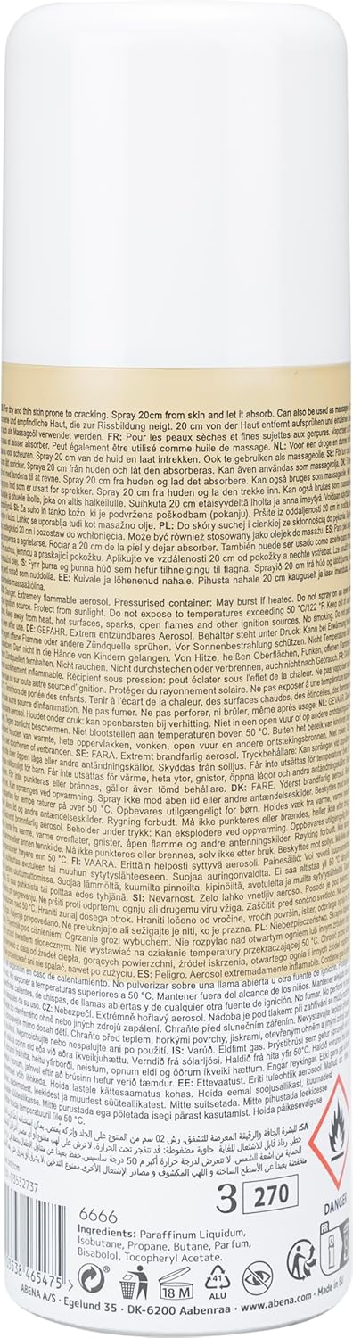 Abena - Huile de massage en spray 200ml - 1 pièce