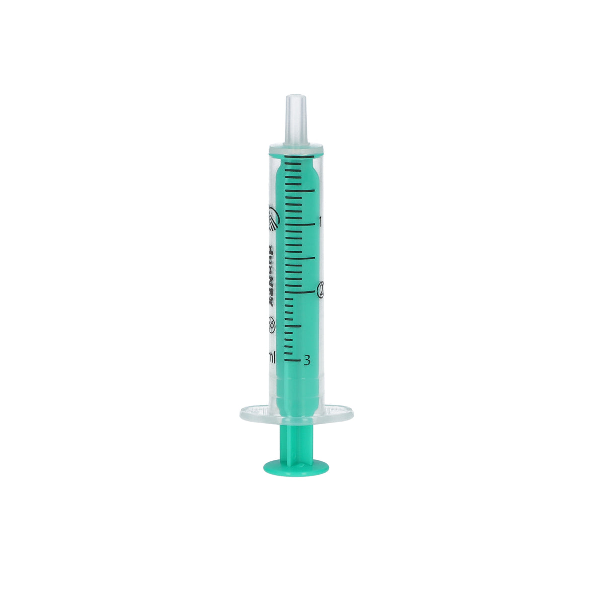 Zarys duoNEX - Seringue à usage unique, 2 parties, stérile 20 ml luer, piston vert, sans phtalates - Carton de 8 boîtes de 100