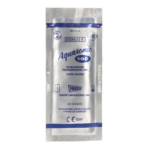 PARKER - Gel échographique stérile monodose 20ml Aquasonic 100