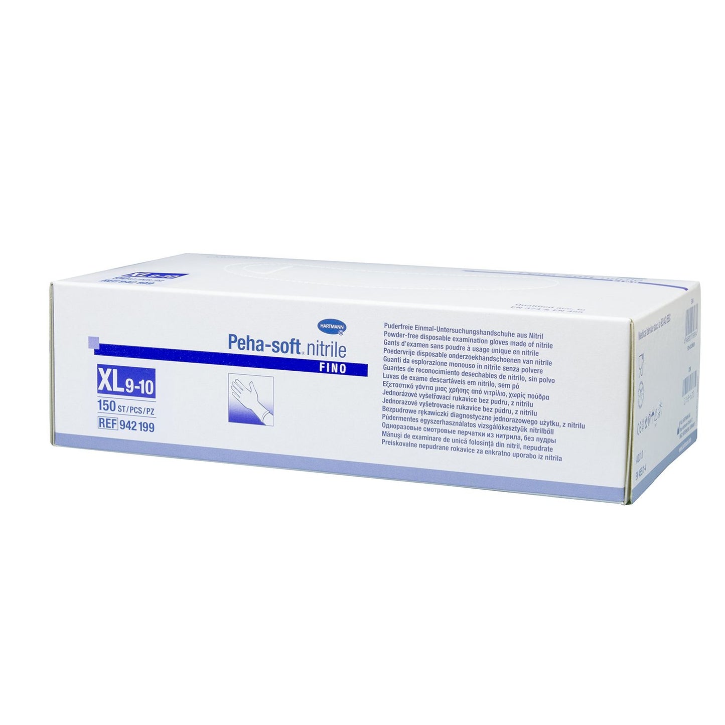 HARTMANN - Gant d'examen en nitrile non poudré Peha-soft nitrile fino - Boite de 150