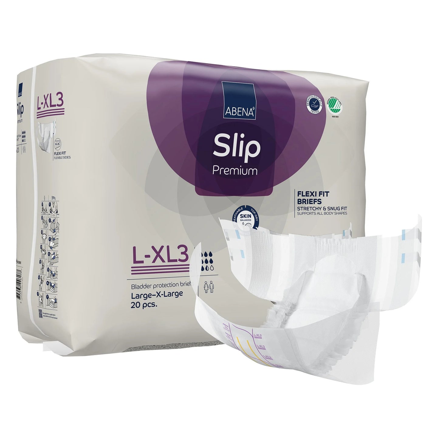 Abena - Couche adulte Flexi Fit - Nuit - Niveau 3