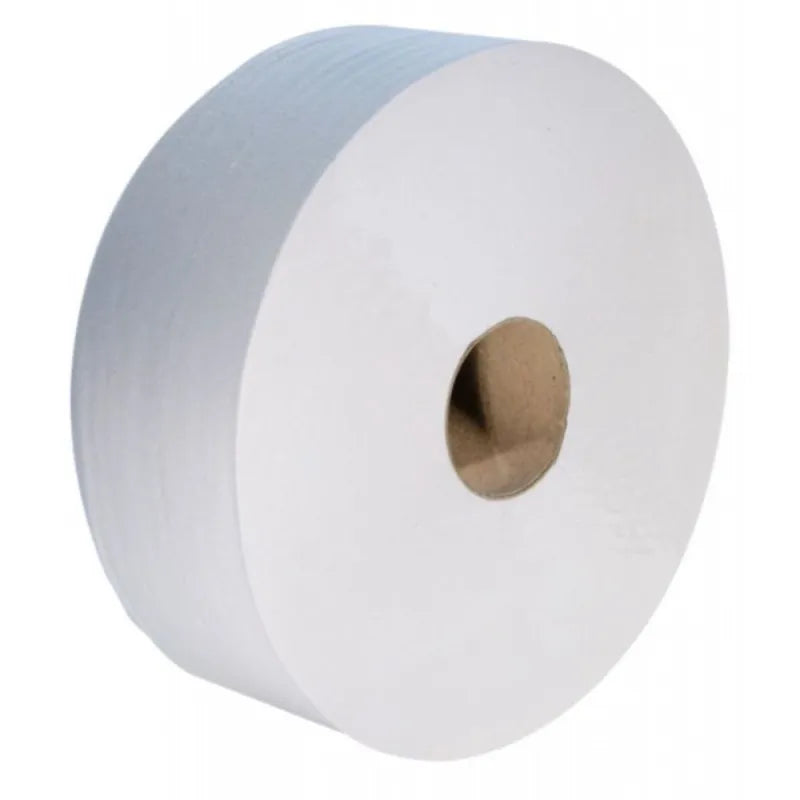 Abena - Papier toilette 9,5cmx190m 2 plis blanc - Carton de 12 rouleaux