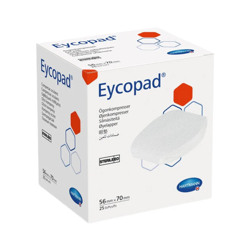 HARTMANN - Compresses oculaires Stériles - EYCOPAD - Boite de 25 pièces
