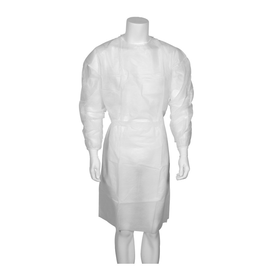 Abena - Blouse de protection en PP/PE jersey 115x140cm - Carton de 10 sachets de 10 pièces
