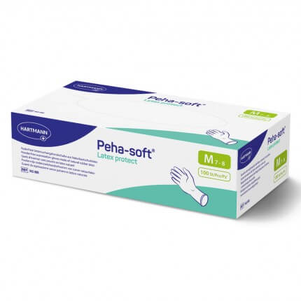 HARTMANN - Gant d'examen en latex non poudré Peha-soft Protect - Boite de 100