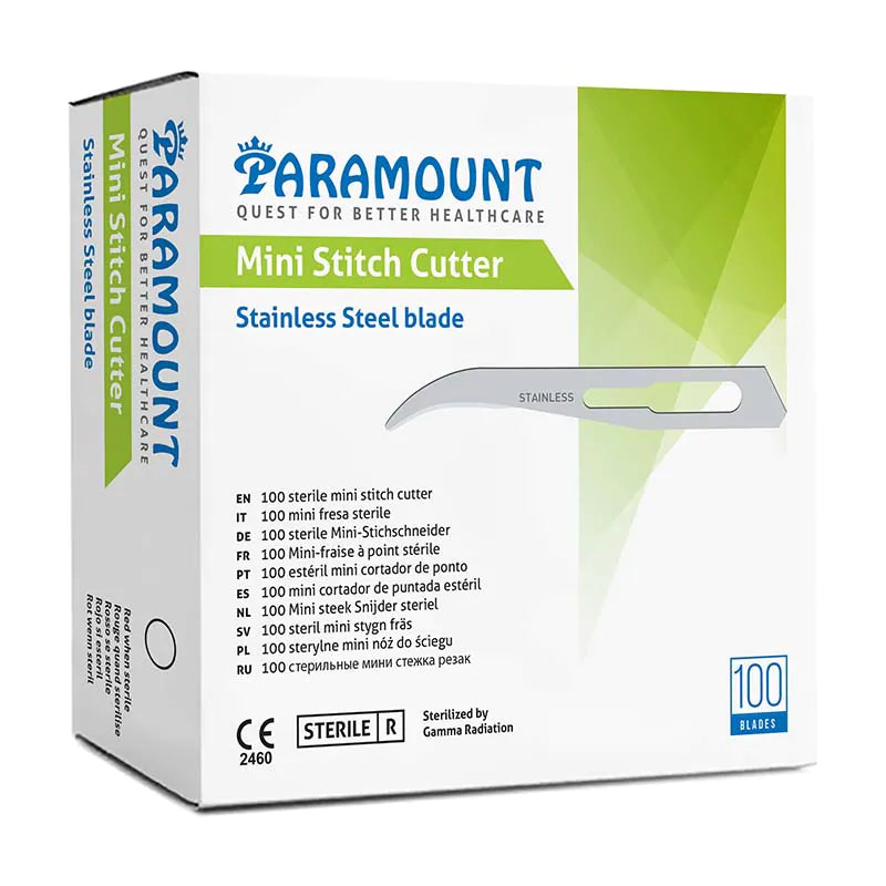 Lame coupe fil - Acier inoxydable - Boite de 100