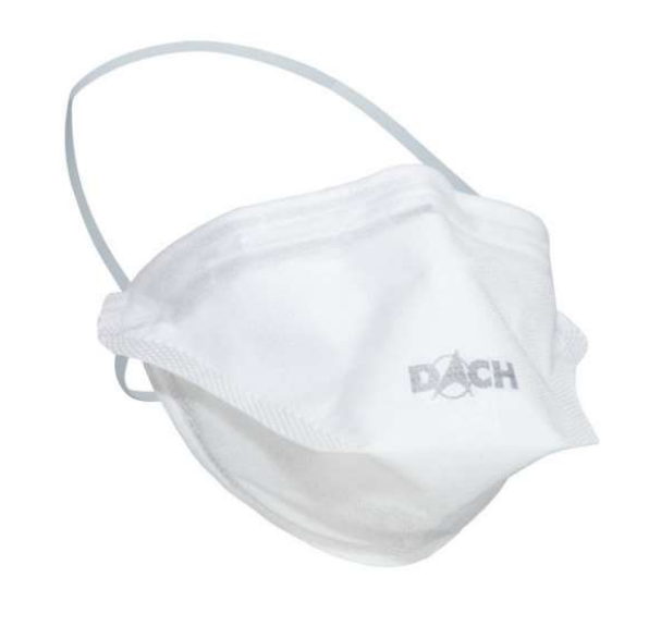 DACH - Masque respiratoire FFP3 - Fabriqué en Europe - Boite de 50