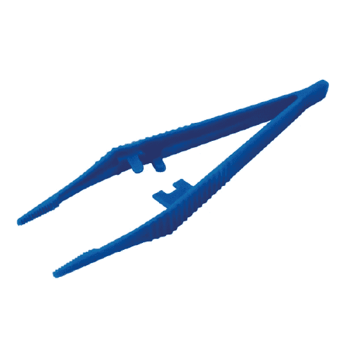 Pince stérile en polypropylène renforcé 13cm - Boite de 35 pièces