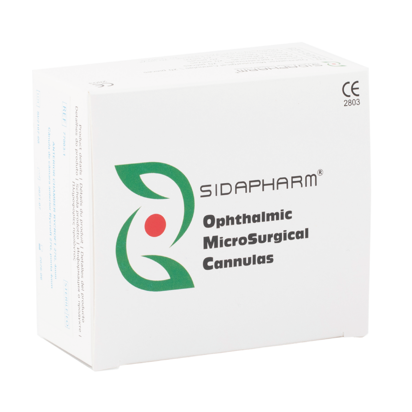 Sidapharm - Canules ophtalmiques - Lacrymale - Boite de 20 pièces