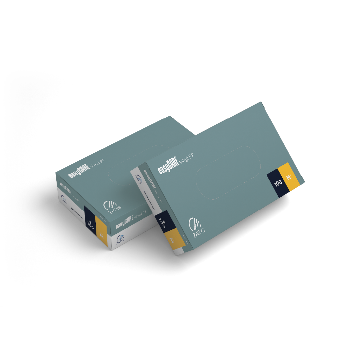 Gants d'examen en vinyle sans poudres à usage unique - Carton de 10 Boites