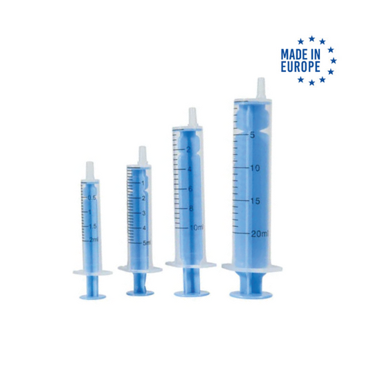 Chirana - Seringues 2 pièces avec aiguilles - Fabriqués en Europe