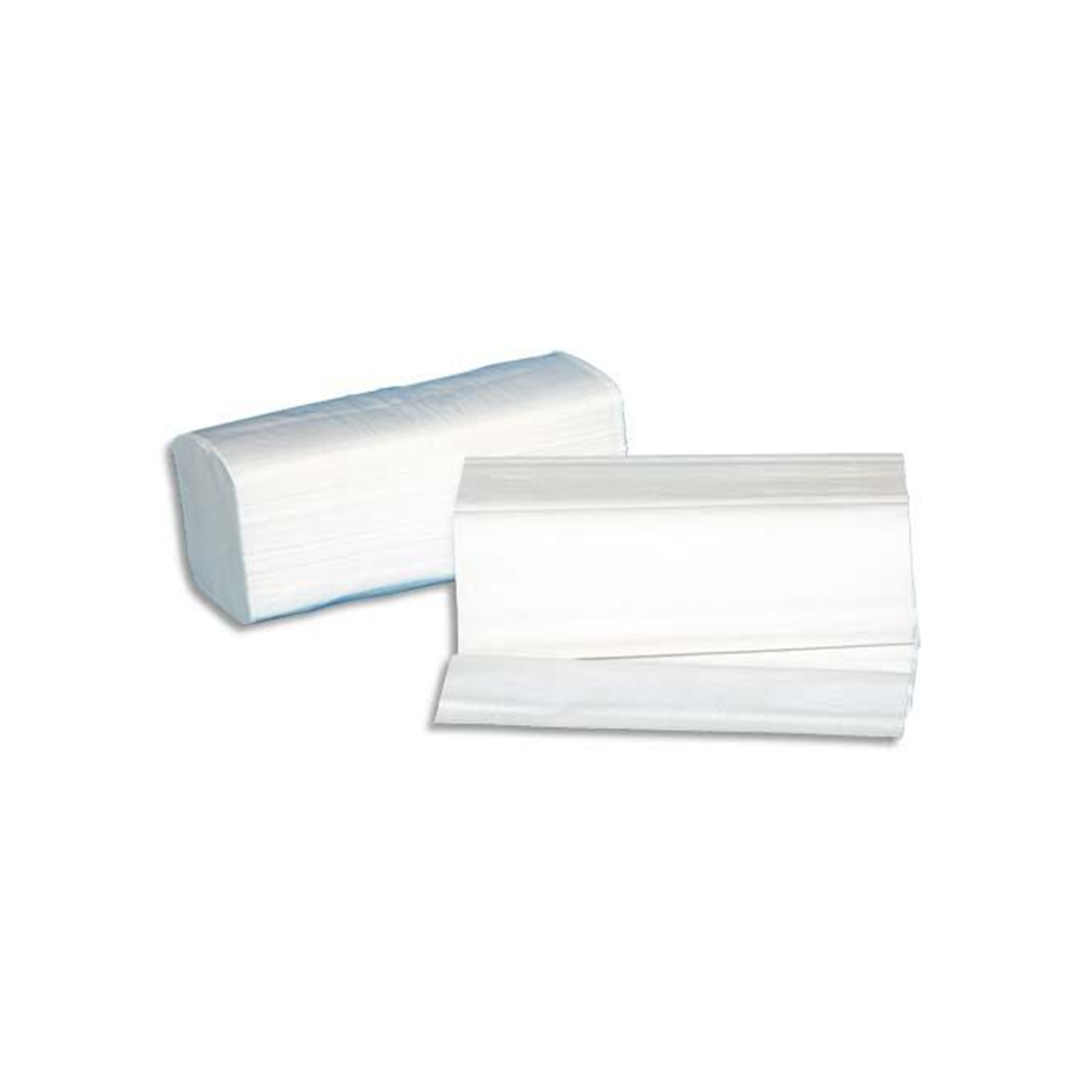 Abena - Essuie-mains V 21 x 22 cm - 2 plis blanc - Sachet de 200 feuilles