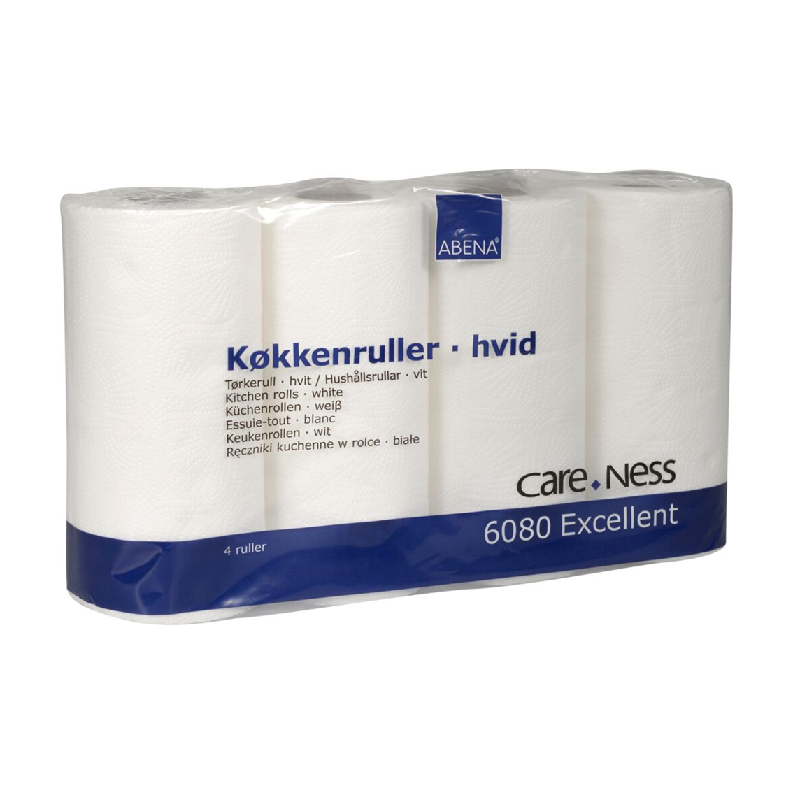 Abena - Essuie-tout rouleau 22,5 cm x 17,8 m - 2 plis - Carton de 28 rouleaux