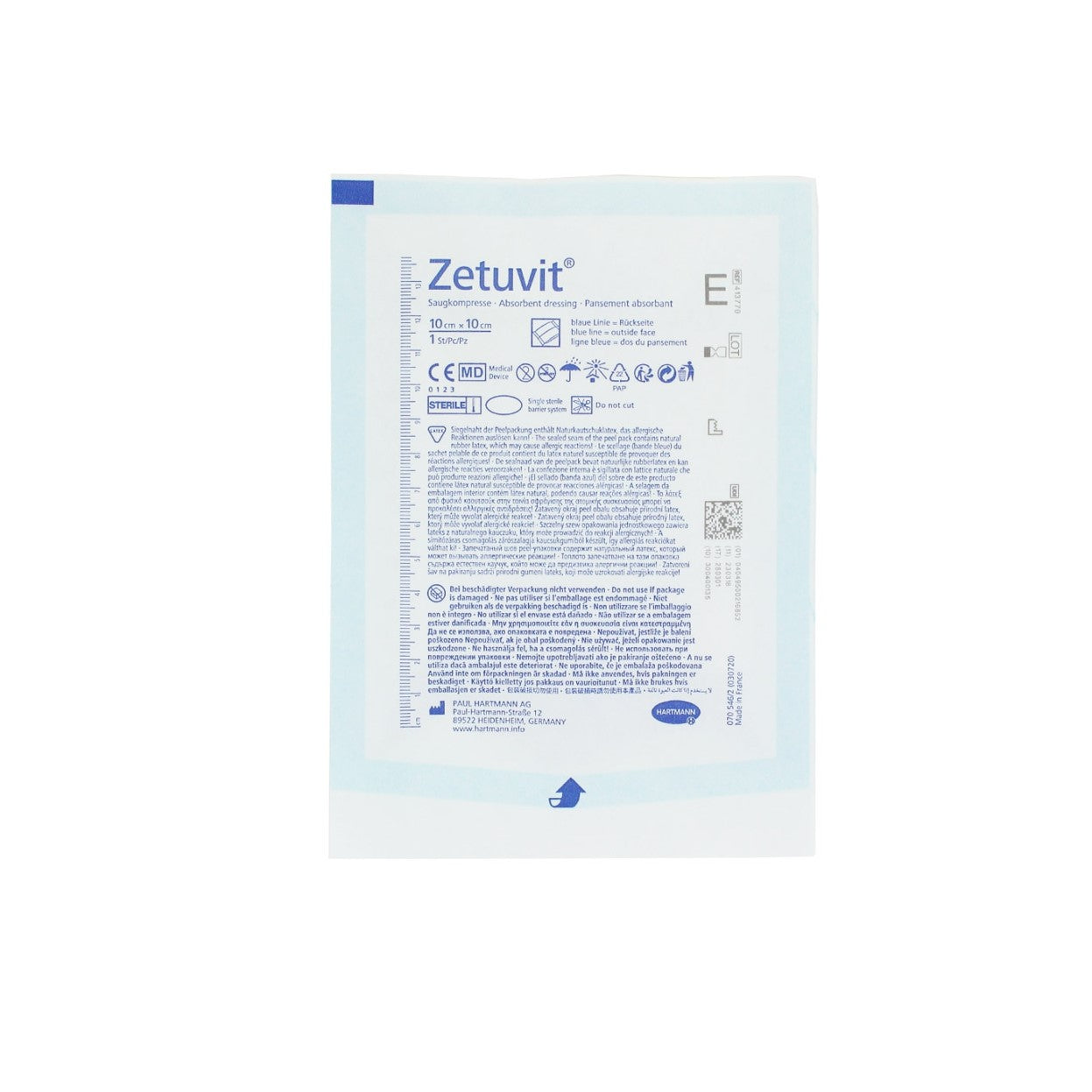 HARTMANN - ZETUVIT E Pansement absorbant stérile