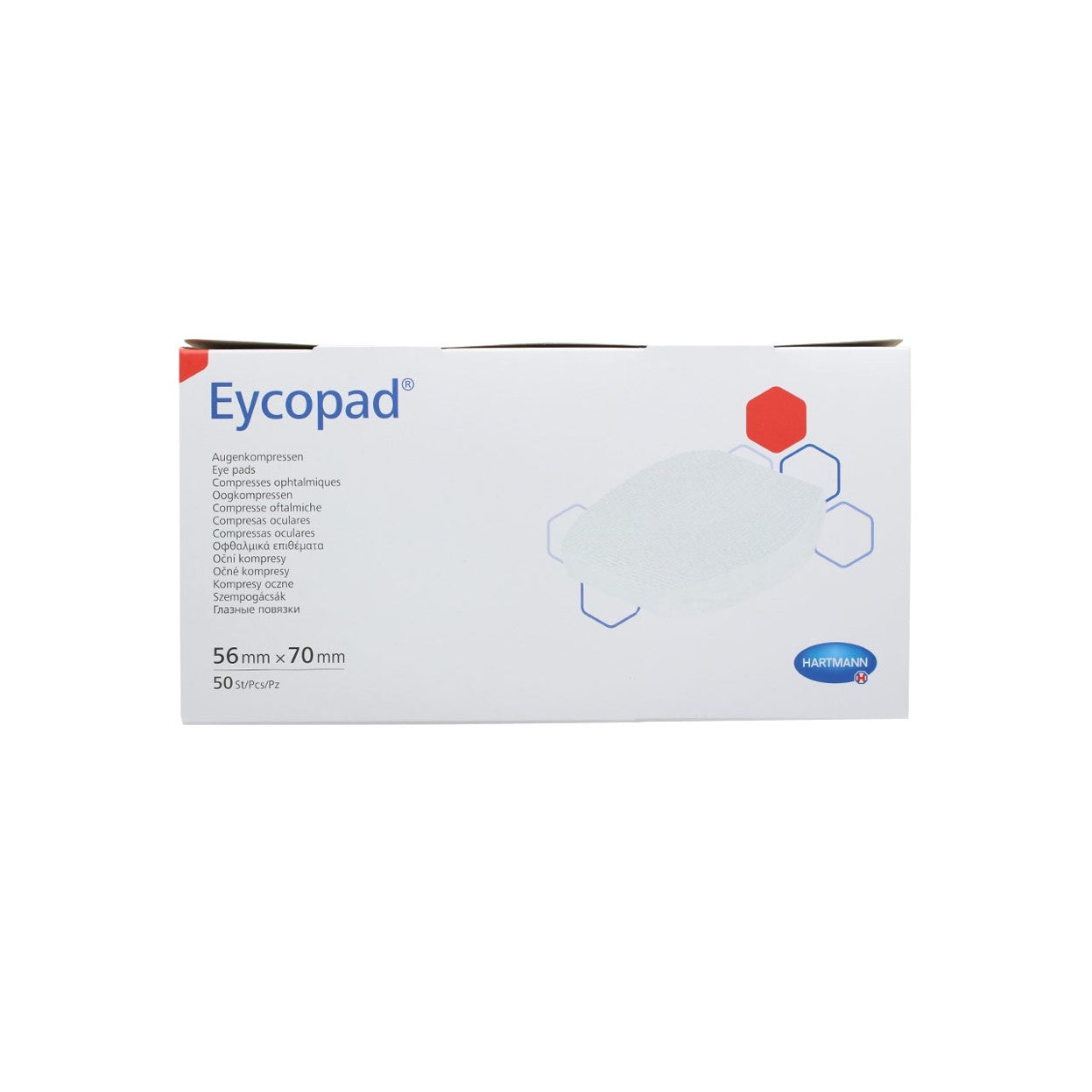 HARTMANN - Compresses oculaires non Stériles - EYCOPAD - Boite de 50 pièces