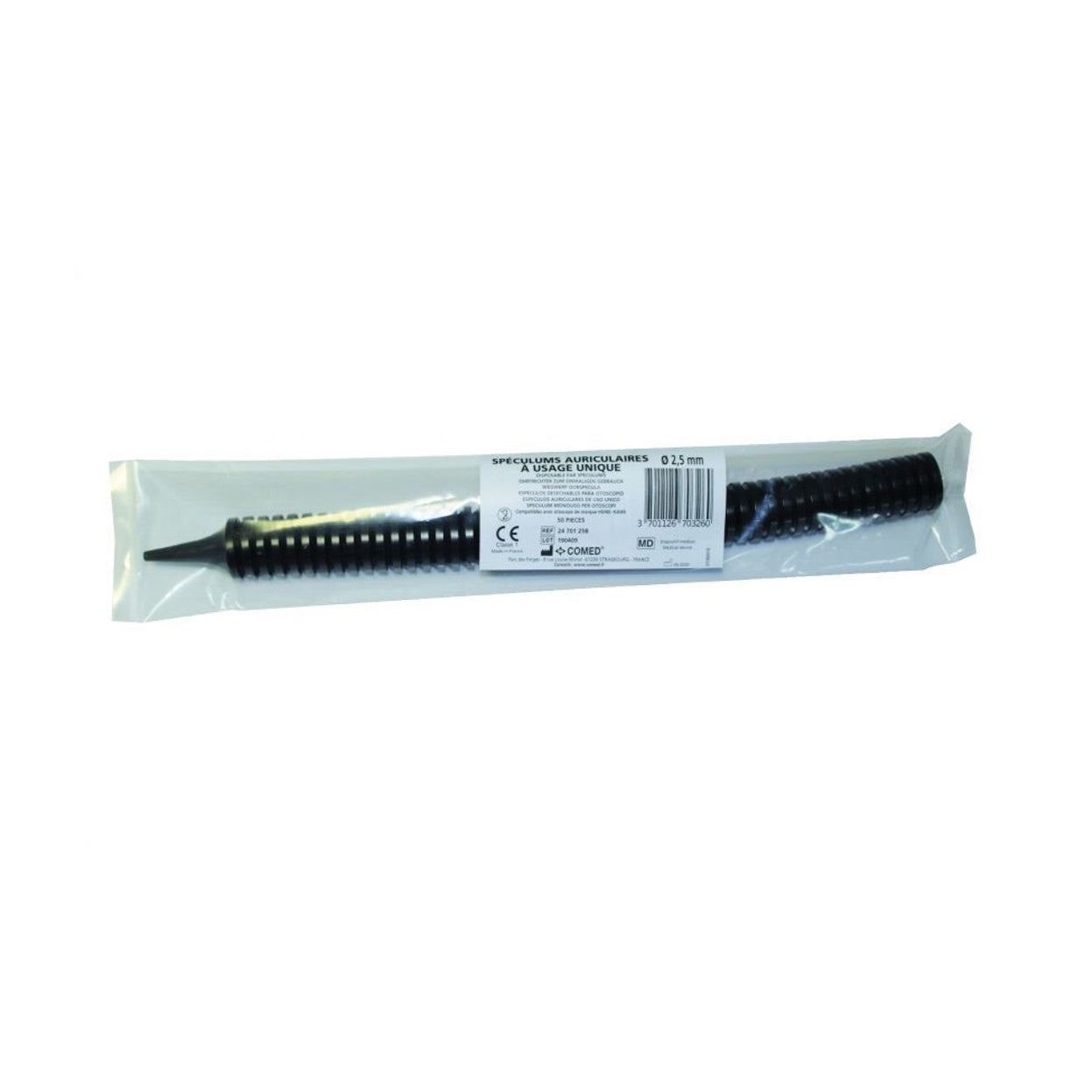Comed - Spéculums auriculaires - grand modèle H - Sachet de 50 pièces
