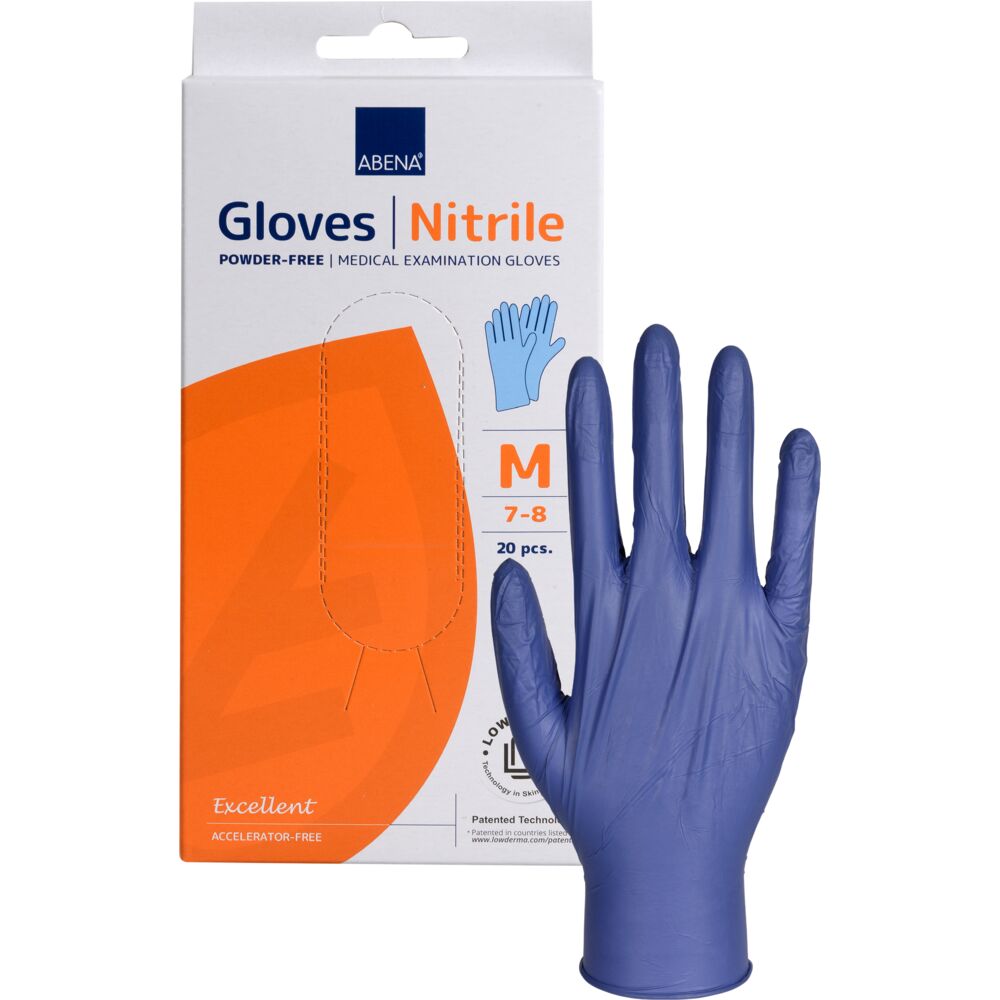 Abena -Gant d'examen en nitrile Excellent - 13 boite de 20 pièces