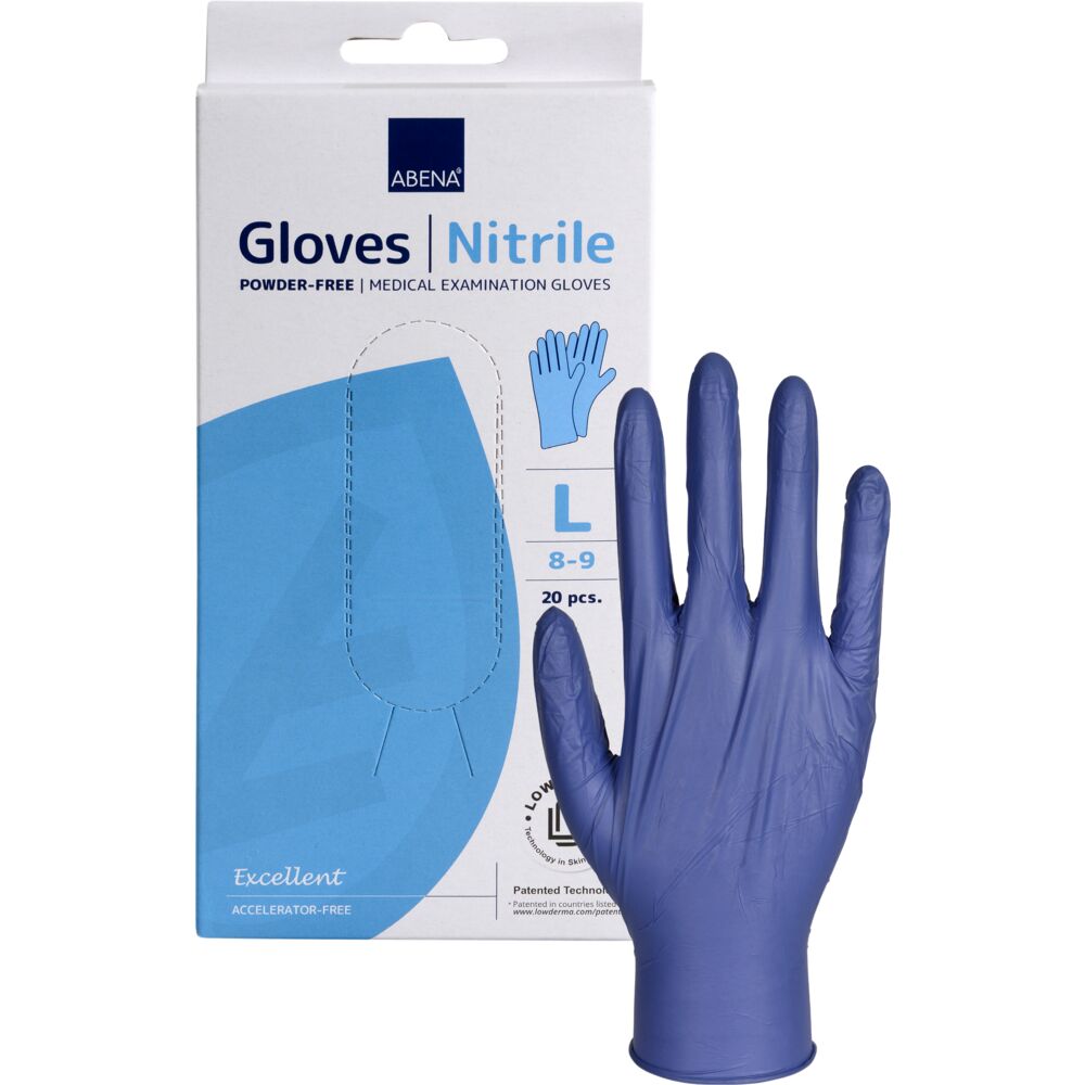 Abena -Gant d'examen en nitrile Excellent - 13 boite de 20 pièces