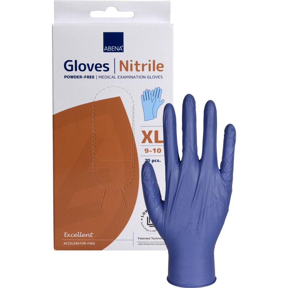 Abena -Gant d'examen en nitrile Excellent - 13 boite de 20 pièces