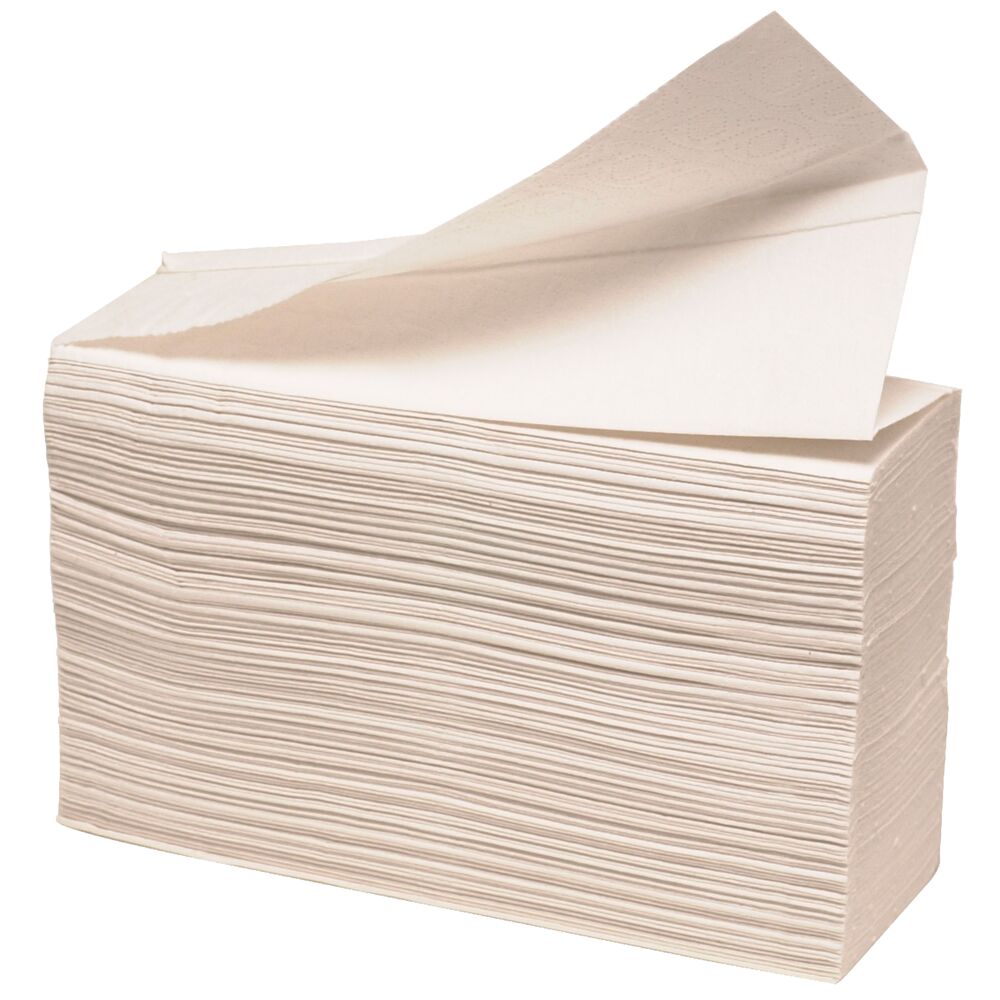 Abena - Essuie-mains W 22 x 34 cm - 2 plis blanc - Carton de 35 sachets