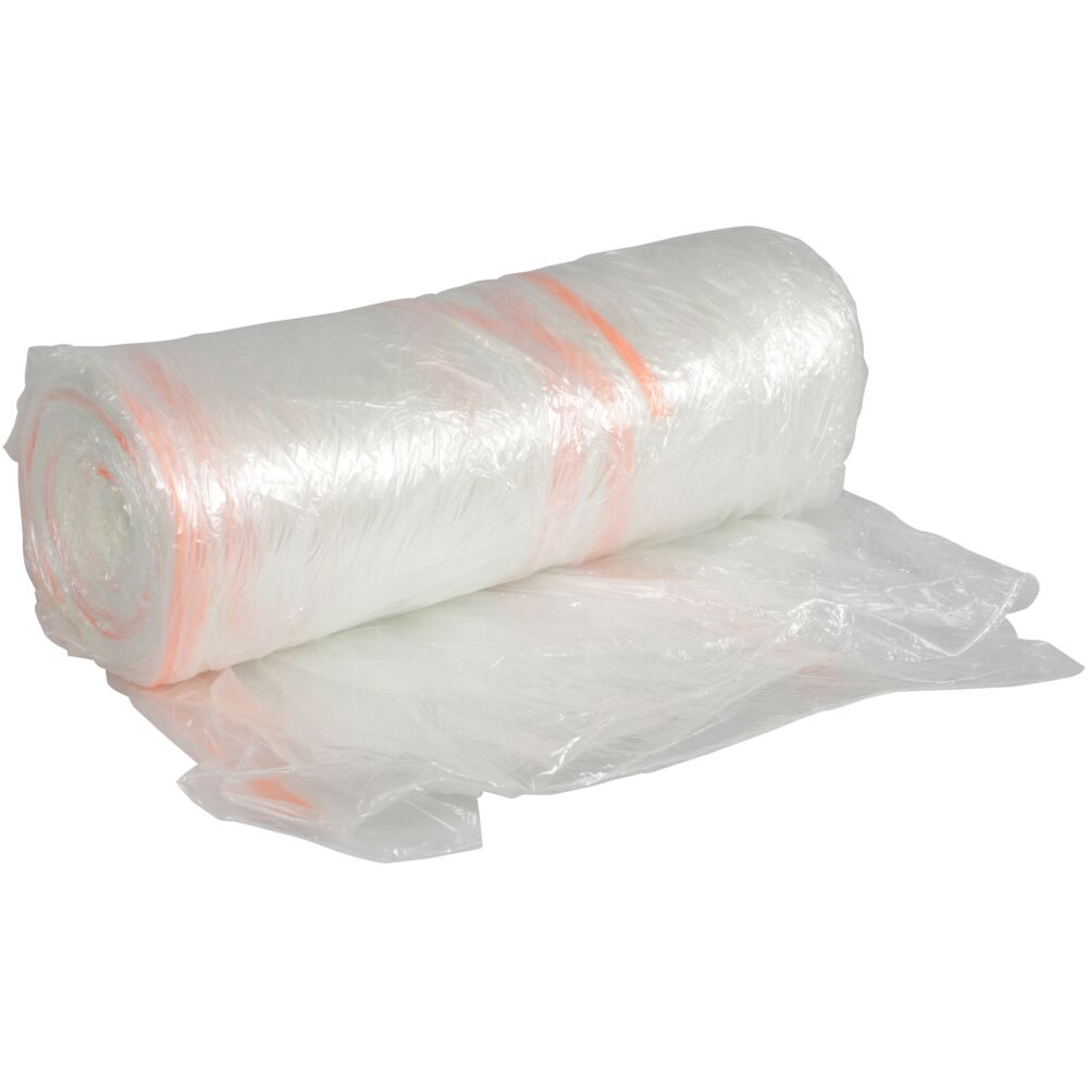 Abena - Sac soluble 60L transparent - Soluble à chaud - Carton de 4 rouleaux de 25 pièces