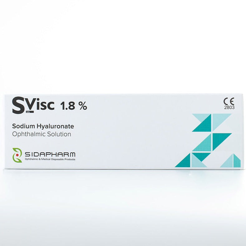 Sidapharm - Solutions ophtalmiques viscoélastiques, hyaluronate de sodium - SVisc 1,8%