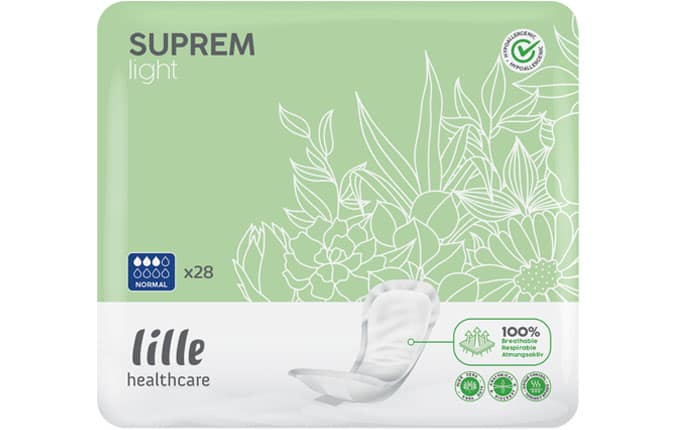 LILLE - Protection urinaire femme - Light Normal - Sachet de 28 pièces