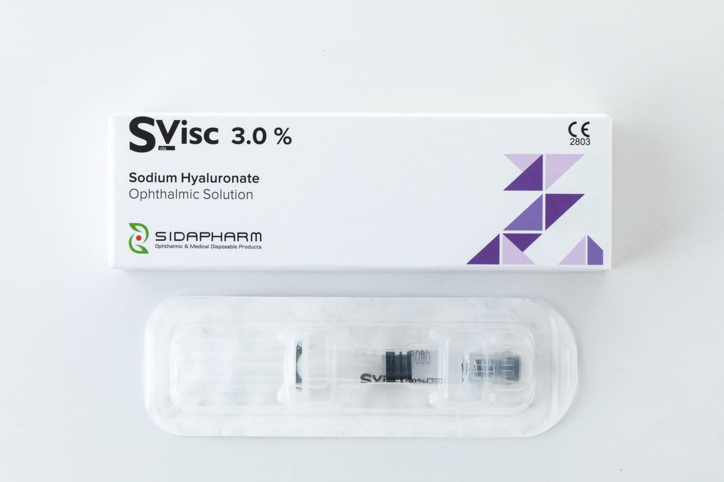 Sidapharm - Solutions ophtalmiques viscoélastiques, hyaluronate de sodium - SVisc 3,0%