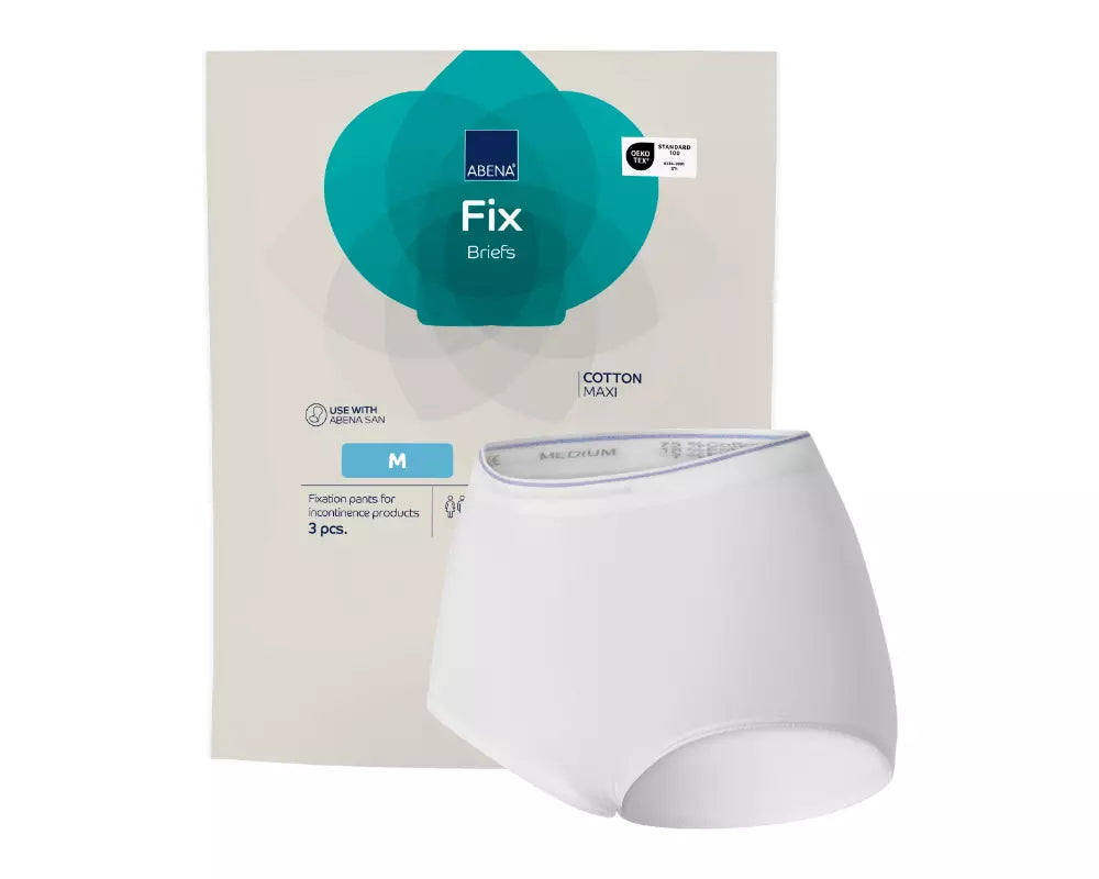 Abena - Sous-vêtements de maintien en coton - Fix Briefs Maxi - Par 3 pièces