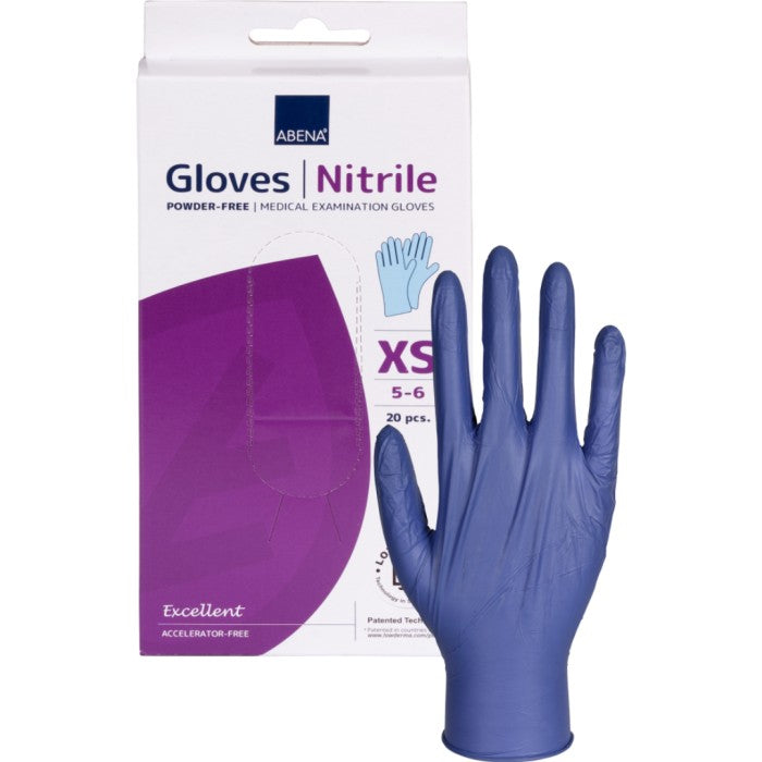 Abena -Gant d'examen en nitrile Excellent - 13 boite de 20 pièces
