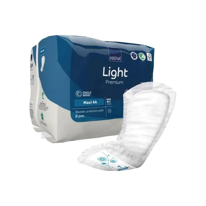 Abena - Protection urinaire anatomique Light Maxi 4A - Sachet 8 pièces
